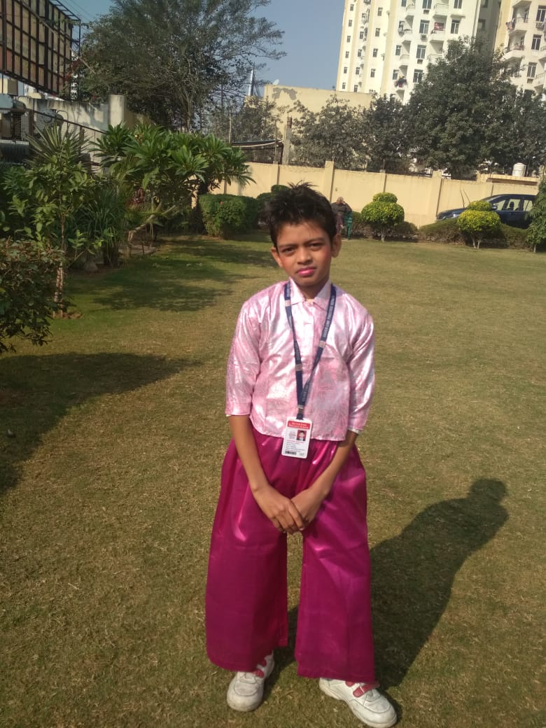 Prratham at school